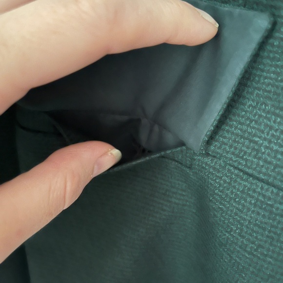 HUGO BOSS Hunter Green Tweed Blazer Size 6 - Picture 7 of 10